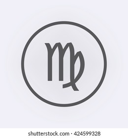 Virgo symbol . Vector illustration