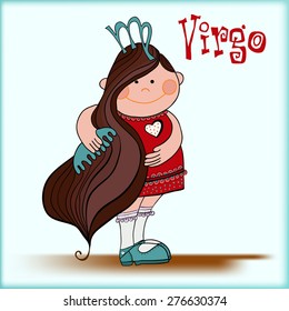 Virgo. vector