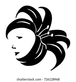 Virgo, The Virgin, human-looking zodiac earth sign, handmade icon