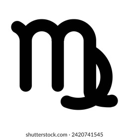 Virgo zodiac icon vector illustration design