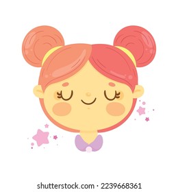 virgo zodiac kawaii style character