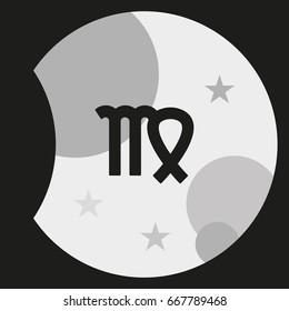 Virgo zodiac sign.
