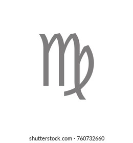 Virgo zodiac sign icon. Web element. Premium quality graphic design. Signs symbols collection, simple icon for websites, web design, mobile app, info graphics on white background