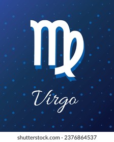 Virgo zodiac Sign, Zodiac symbols icon vector illustration zodiac virgo star 