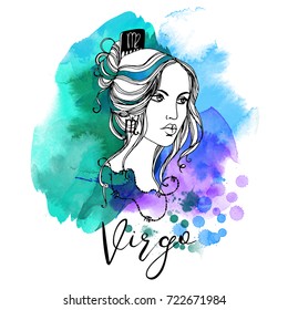 Virgo. Zodiac Signs Girl