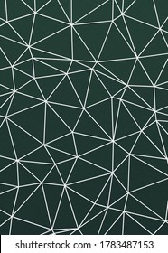 Viridian color Abstract color Low-Polygones Generative Art background illustration