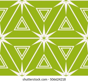 virtual 3d cube. seamless vector pattern. interior decoration, wallpaper, presentation, pattern fills, fashion design. olive color