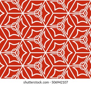 virtual 3d cube. seamless vector pattern. interior decoration, wallpaper, presentation, pattern fills, fashion design. rose color