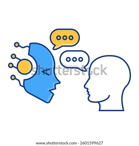 Virtual Assistants and AI Chatbots – Automating Conversations with Artificial Intelligence icon with editable stroke.