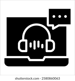 Virtual Assistants Icon Element For Design