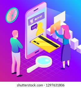 Virtual, augment reality concept. Futuristic vector illustration for banners, advertising. Cyberspace technology abstract background