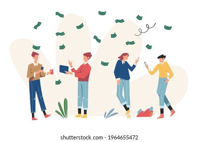 Virtual business assistant, card investment management, moving up, investing money in a project