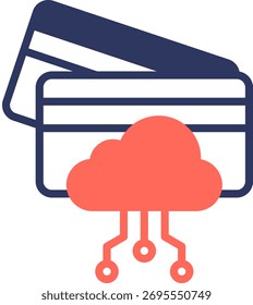 Ilustração de vetor de cores mistas do ícone da placa virtual