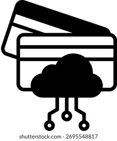 Ilustração de vetor misto do ícone da placa virtual