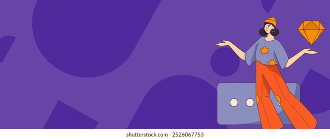 Personagens virtuais conceito de comunicação social negócio plano vetor mão desenhada ilustração
