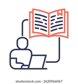 Elemento de ícone de classe virtual para design