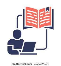 Virtual Class Icon Element for Design