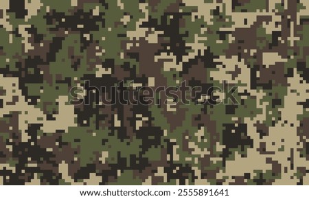 Virtual clothes extreme geometric. Shield seamless pattern environment masking. Repeat halftone defense patriotism. Camouflage dust spot hidden.