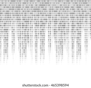 Virtual computer binary code abstract background