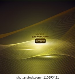 virtual curl wave abstract background.