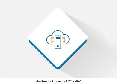 Virtual Desktop Icon Vector Design