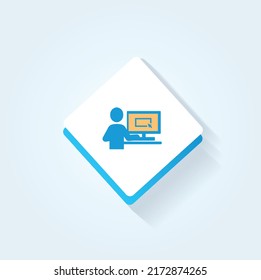 Virtual Desktop Icon Vector Design