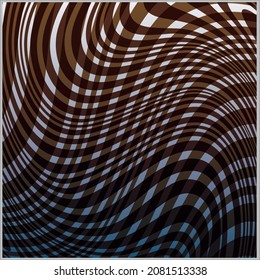 Virtual effect. New Pattern, vector illustration. Design in modern style, new trend