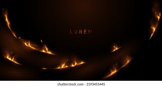 virtual flame design vector illustration