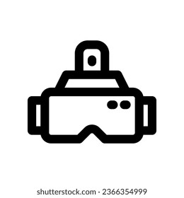 virtual glasses line icon. vector icon for your website, mobile, presentation, and logo design.