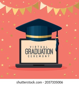 virtual graduation card with items