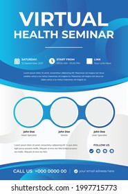 Virtual Health Seminar Flyer Template