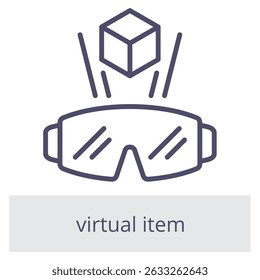 Virtual Item Element For Design Graphic