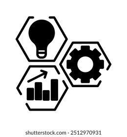 Virtual Items Glyph Icon, Vector illustration