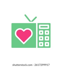 Virtual Love Communication on Digital Broadcast