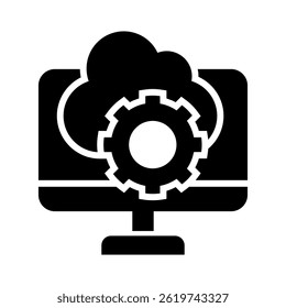 Elemento de icono de máquina virtual para diseño