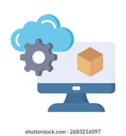 Elemento De Ícone De Máquina Virtual Para Design