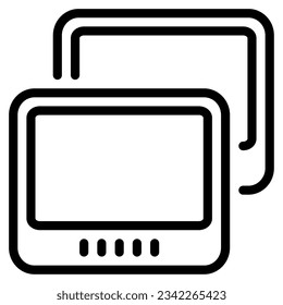 Virtual Machine Icon for uiux, infographic