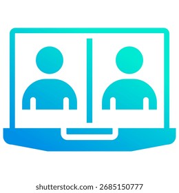 Elemento De Ícone De Reunião Virtual Para Design