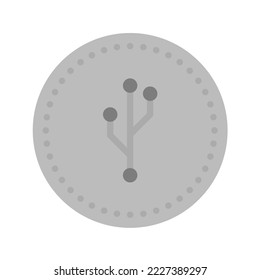 Virtual Money icon vector image. Can also be used for Cyber Security. Suitable for mobile apps, web apps and print media.