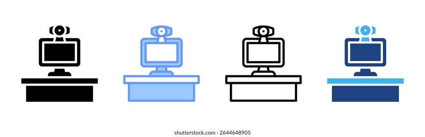 Virtual Office icon sheet multiple style collection