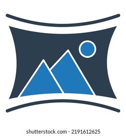 virtual photography Vector icon which is suitable for commercial work

