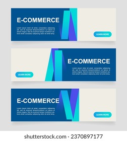 Virtual platforms for e-commerce web banner design template. Vector flyer with text space. Advertising placard with customized copyspace. Printable poster for advertising. Arial font used