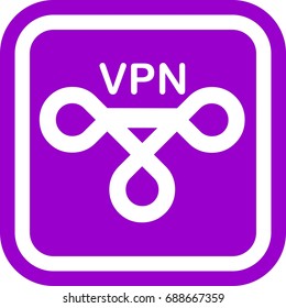 Virtual Privat Network icon , sign design (fill)