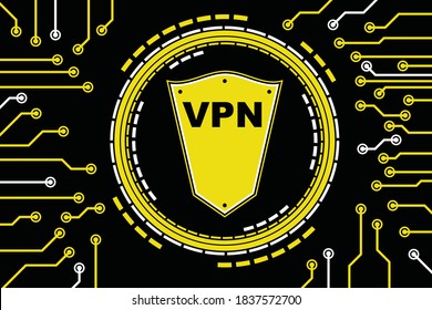 Virtual Private Network VPN Concept