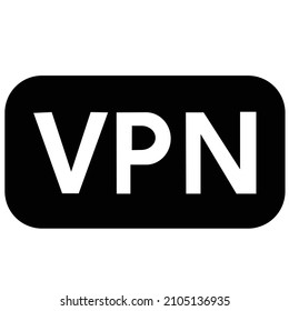 VPN de red privada virtual, ilustración del símbolo del logotipo del vector de icono