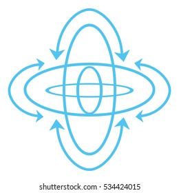 virtual reality all round view vector illustration eps 10