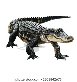 Virtual reality alligator vector paleontology