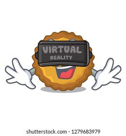 Virtual reality apple pie on the character board