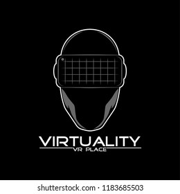 virtual reality AR logo