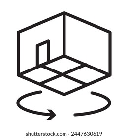 virtual reality box isolated icon